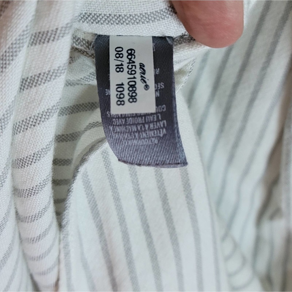 Aerie White Striped Tunic Top - Picture 5 of 6